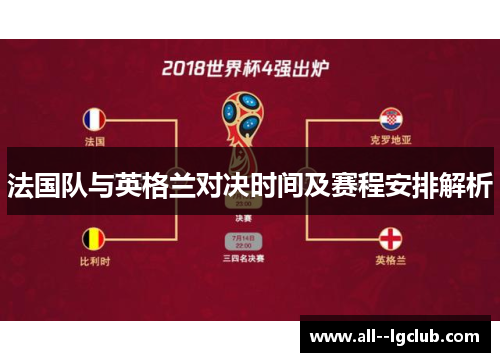 法国队与英格兰对决时间及赛程安排解析